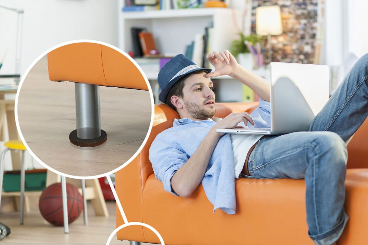 Hardwood floor detail